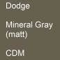 Preview: Dodge, Mineral Gray (matt), CDM.